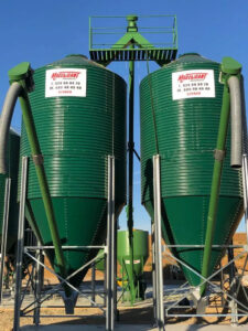 Silos de granja para pienso, Silos de acero galvanizado